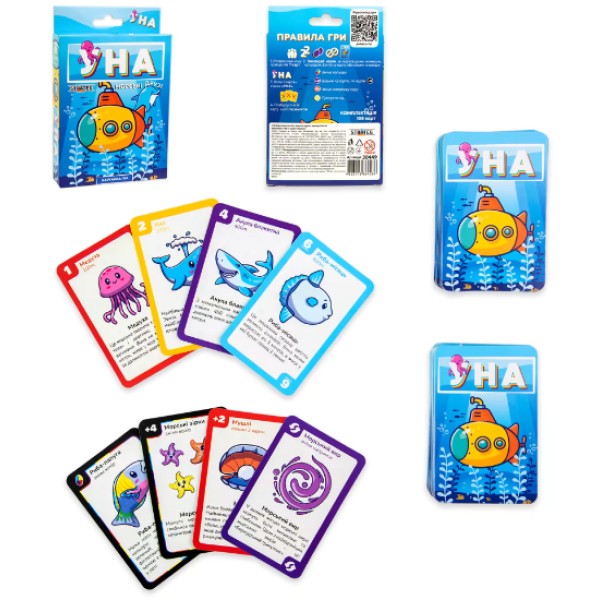 Гра "УНА морські друзі" укр.,в кор-ці №30449/Strateg/(62)