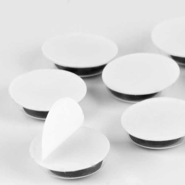 Оченята "Santi" на клейкій основі,d-15мм,чорні (50шт) №954634(12)