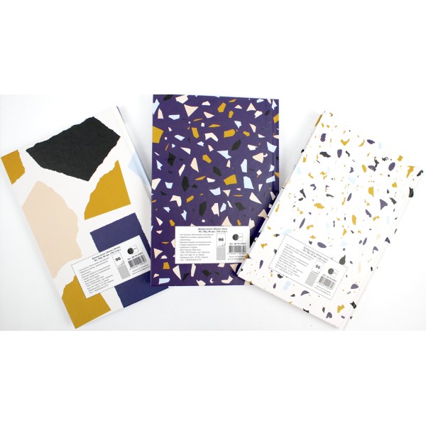 Блокнот А5 96арк. кліт. офс. тв. обкл. "Stone" №ДК-96-А5/Артпринт/(12)