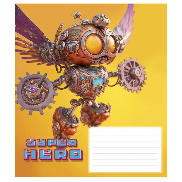 Зошит 12арк. кліт. Star "Super hero" ВД-лак №012-3298K(30)(360)