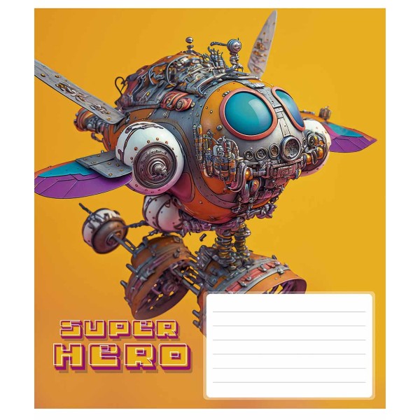 Зошит 12арк. кліт. Star "Super hero" ВД-лак №012-3298K(30)(360)