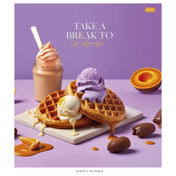 Зошит 96арк. лін. Star "Juicy world" УФ лак №096-3281L(5)(60)