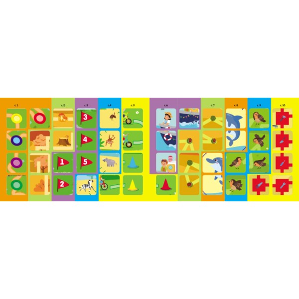 Картки А5 "Учуся з наліпками: Лабіринти в місті"/Ранок/(10)