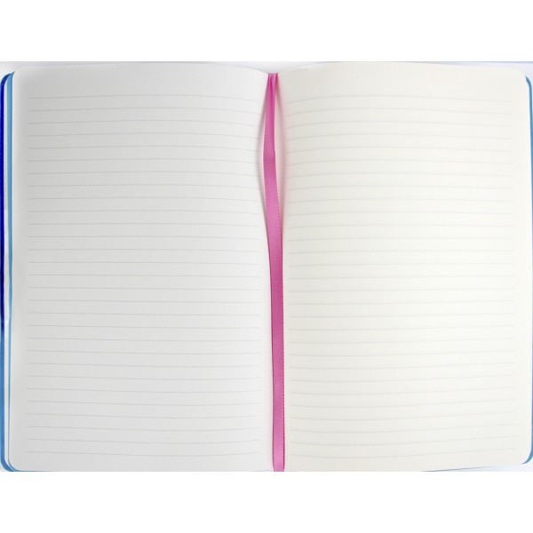 Планер А5 208арк. недат лін. крем.блок,еко шкіра обкл.,лазуровий №A5-7104/Школярик/(12)