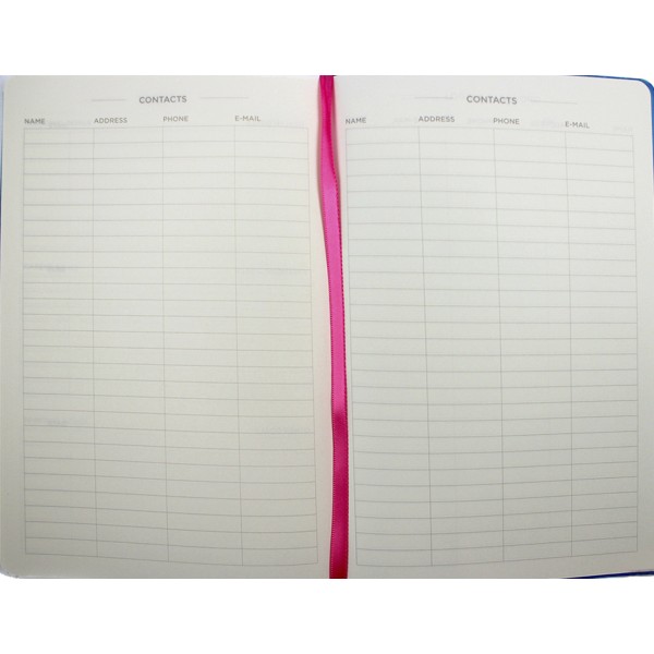 Планер А5 208арк. недат лін. крем.блок,еко шкіра обкл.,лазуровий №A5-7104/Школярик/(12)