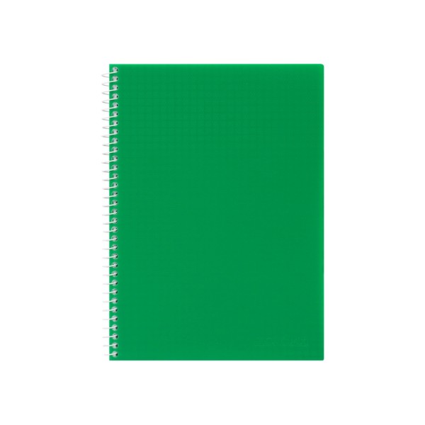 Блокнот пруж. бок. А5 80арк. кліт. пласт. обкл. №E20306/Economix/(4)(56)