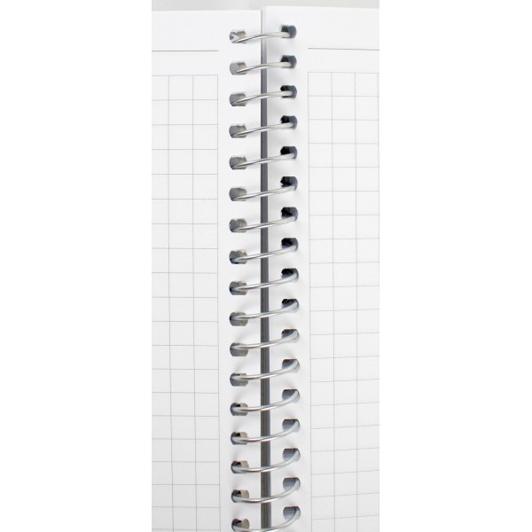 Блокнот пруж. бок. А5 80арк. кліт. карт. "Optima" Nature №O20332-03(5)(50)