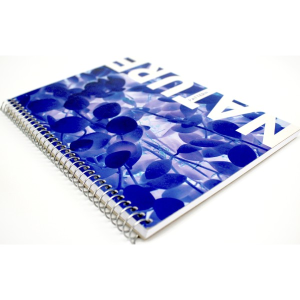 Блокнот пруж. бок. А5 80арк. кліт. карт. "Optima" Nature №O20332-03(5)(50)