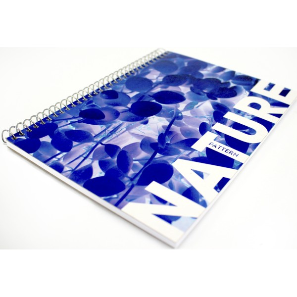 Блокнот пруж. бок. А5 80арк. кліт. карт. "Optima" Nature №O20332-03(5)(50)