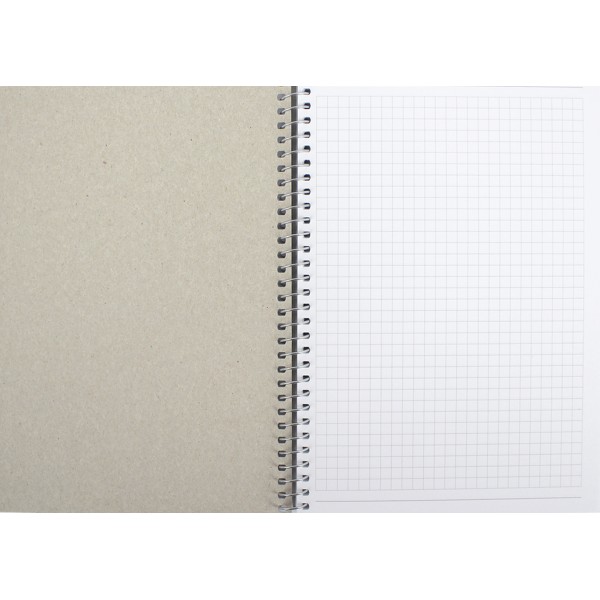 Блокнот пруж. бок. А5 80арк. кліт. карт. "Optima" Nature №O20332-03(5)(50)