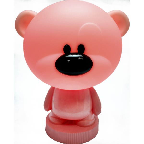 Світильник-нічник LED на акум. Bear рожевий №K24-490-2-2(12)