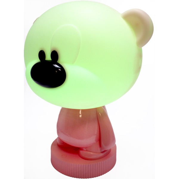 Світильник-нічник LED на акум. Bear рожевий №K24-490-2-2(12)