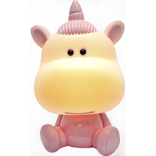 Світильник-нічник LED на акум. Unicorn рожевий №K24-491-1-2(12)