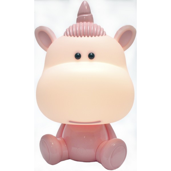 Світильник-нічник LED на акум. Unicorn рожевий №K24-491-1-2(12)