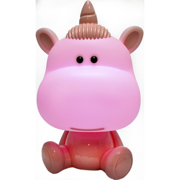 Світильник-нічник LED на акум. Unicorn рожевий №K24-491-1-2(12)