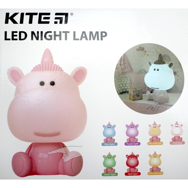 Світильник-нічник LED на акум. Unicorn рожевий №K24-491-1-2(12)