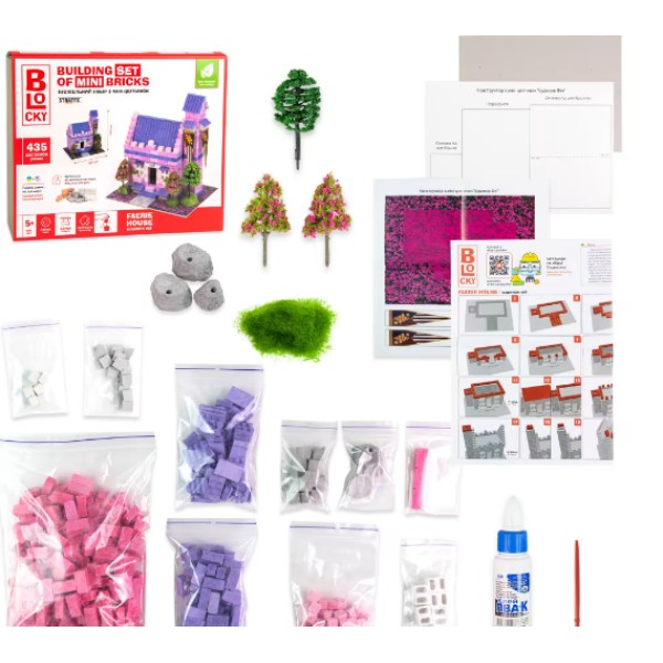 Конструктор з міні цеглинок Будинок Феї,дет.,в кор-ці №31020/Strateg/(4)