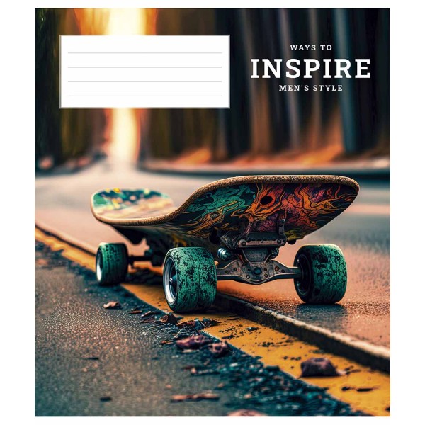 Зошит 36арк. лін. Школярик "Men's style" ВД-лак №036-3275L(20)(120)