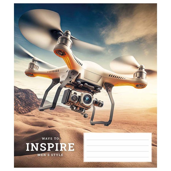 Зошит 36арк. лін. Школярик "Men's style" ВД-лак №036-3275L(20)(120)