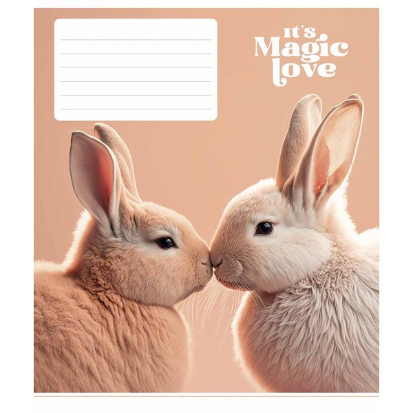 Зошит 12арк. лін. Star "It's a magic love" ВД-лак №012-3300L(30)(360)