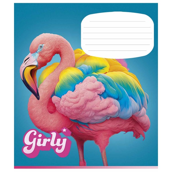 Зошит 12арк. лін. Школярик "Girly (Дівчачі штучки)" ВД-лак №012-3330L(30)(360)