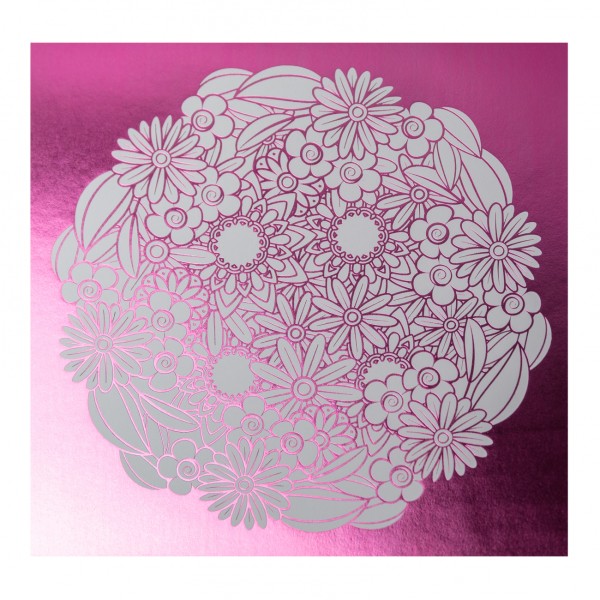 Розмальовка антистрес В5 24арк."Bright Flowers" №742954/Santi/(25)