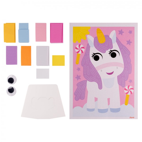 Набір для творч. "1В" "Єдиноріг" аплікація з фоамірану ЕВА №954566(24)