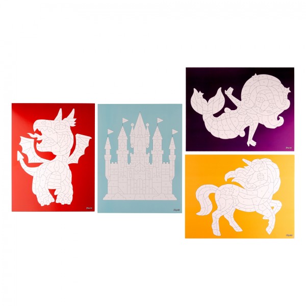 Набір для творч. "1В" "Казка" аплікація стікерами №954572(24)