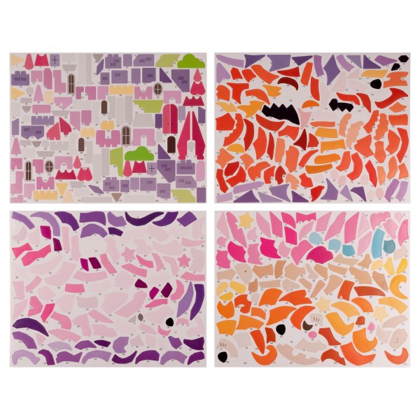 Набір для творч. "1В" "Казка" аплікація стікерами №954572(24)