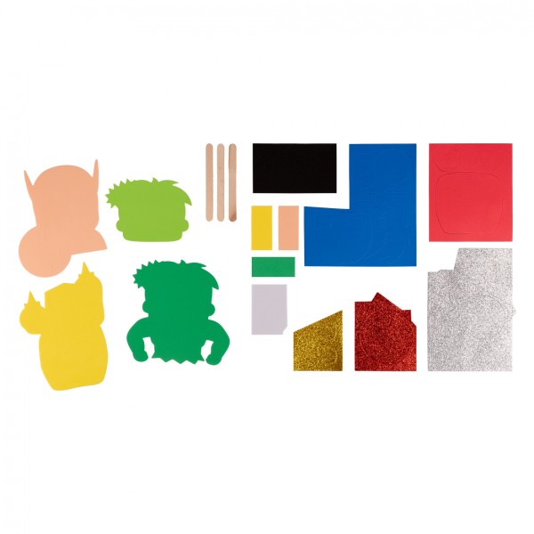 Набір для творч. "1В" "Супергерої" аплікація ляльковий театр №954550(24)