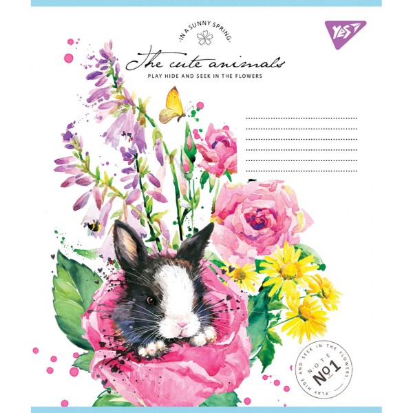 Зошит 12арк. кліт. YES Sunny spring №766924(25)(500)