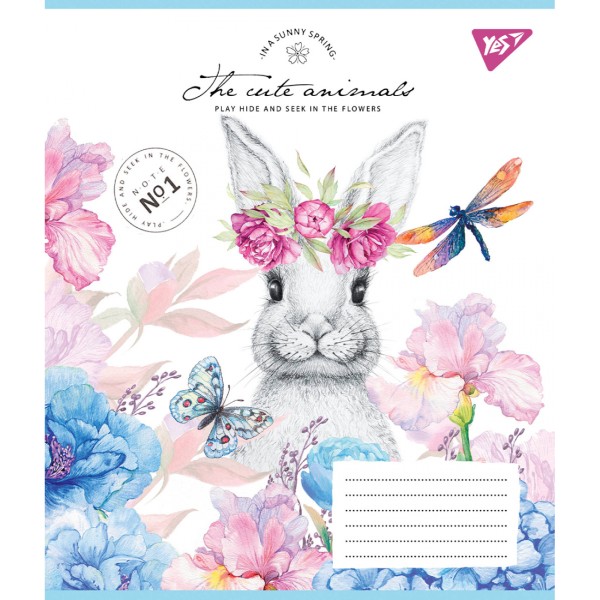 Зошит 12арк. кліт. YES Sunny spring №766924(25)(500)