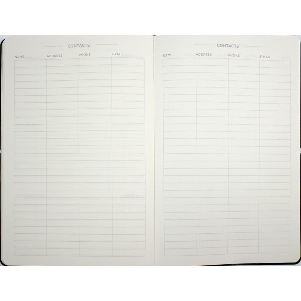 Планер А5 208арк. недат лін. крем.блок,еко шкіра обкл.,сірий №A5-7102/Школярик/(12)