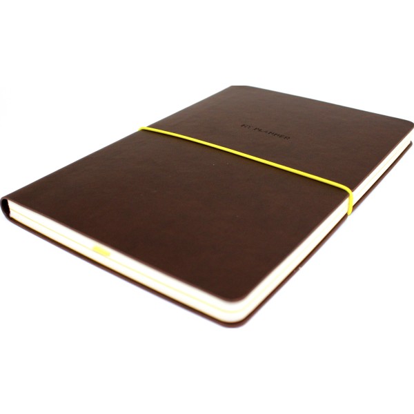 Планер А5 208арк. недат лін. крем.блок,еко шкіра обкл.,коричневий №A5-7103/Школярик/(12)
