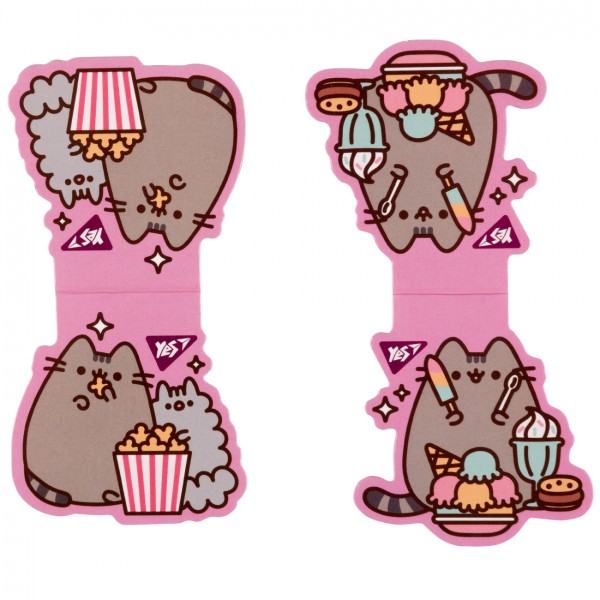 Закладка магніт. "Yes" №708105 Pusheen candy 2шт(10)(50)