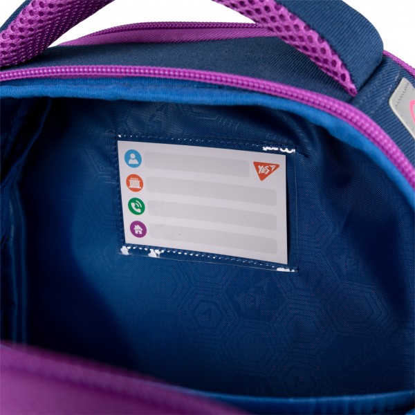 Рюкзак каркасний "Yes" H-100 Р-24 Fantastic Kitty 2від.,2карм. №559544(4)