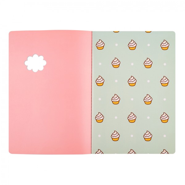 Зошит А4 40арк. кліт. з висічкою "Pusheen" №681856/Yes/(1)(20)(40)