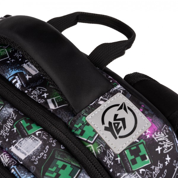 Рюкзак "Yes" S-52 Р-24 Ergo Minecraft 2від.,3карм. №559570(10)