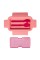 Ланч бокс пласт. "Yes" 850мл Fusion,з приладдям, рожевий №708169(25)(50)