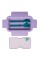 Ланч бокс пласт. "Yes" 850мл Fusion,з приладдям, фіолетово-зелений №708170(25)(50)