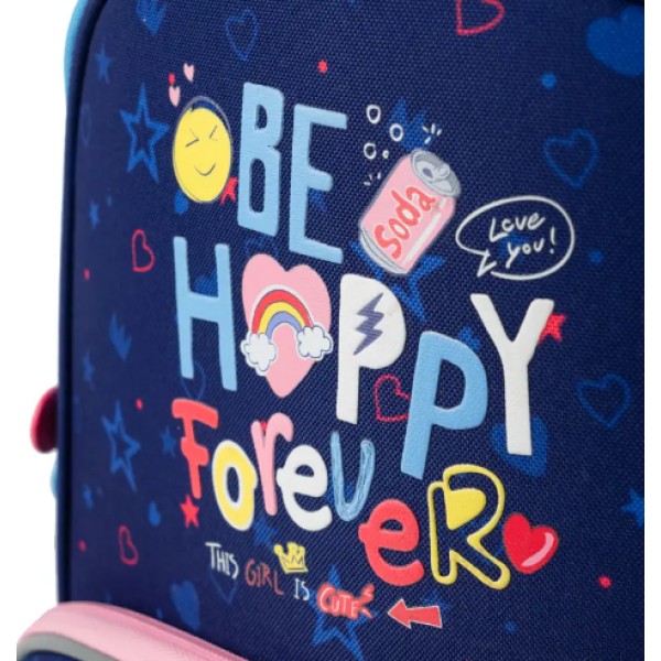 Рюкзак каркасний "GoPack" Education Be Happy 2від.,3карм. №GO24-597M-3(8)