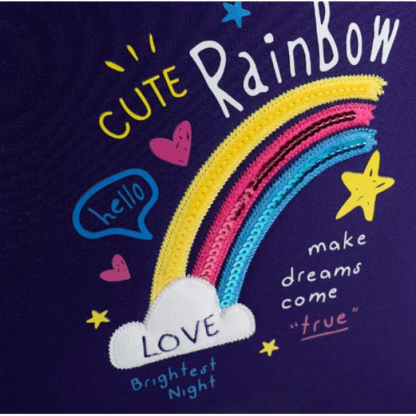 Рюкзак каркасний "GoPack" Education Cute Rainbow 2від.,2карм. №GO24-165M-1(6)