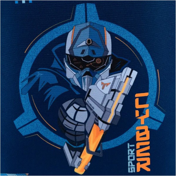 Рюкзак каркасний "GoPack" Education Cyber Game 2від.,2карм. №GO24-165M-8(6)