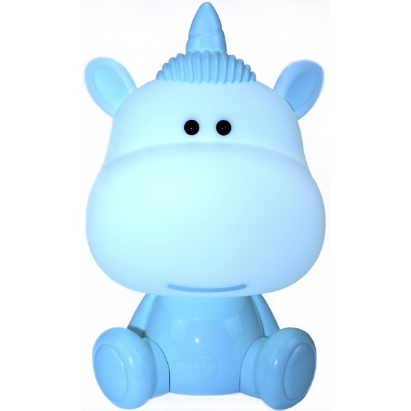 Світильник-нічник LED на акум. Unicorn блакитний №K24-491-1-3(12)