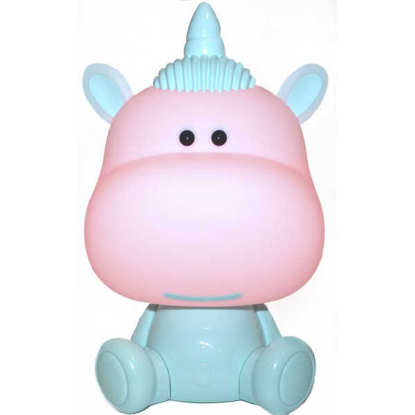 Світильник-нічник LED на акум. Unicorn блакитний №K24-491-1-3(12)