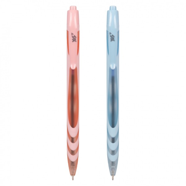 Ручка авт. кульк. масл. "Yes" №412213 Карамелька 0,7мм синя(36)