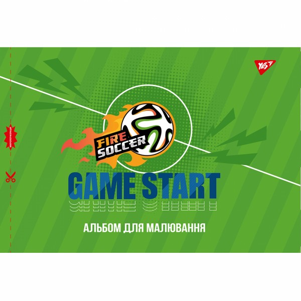 Альбом для малюв. на скобі 12/100 А4 з перфор. (для хлопчиків) №130559/Yes/(12)(192)