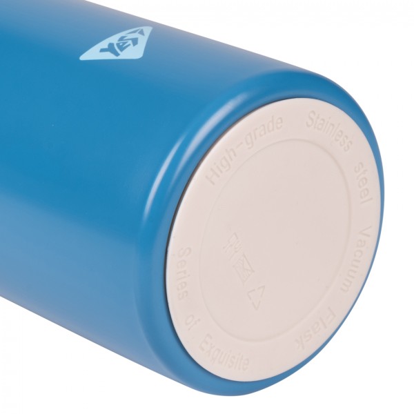 Термос метал. 0,5л "Yes" Fusion з чашкою, блакитний №708209(20)