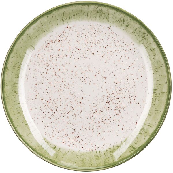 Тарілка обідня керам. "Ardesto Siena" 27см,біло-зелений №AR2927SWG(6)(24)