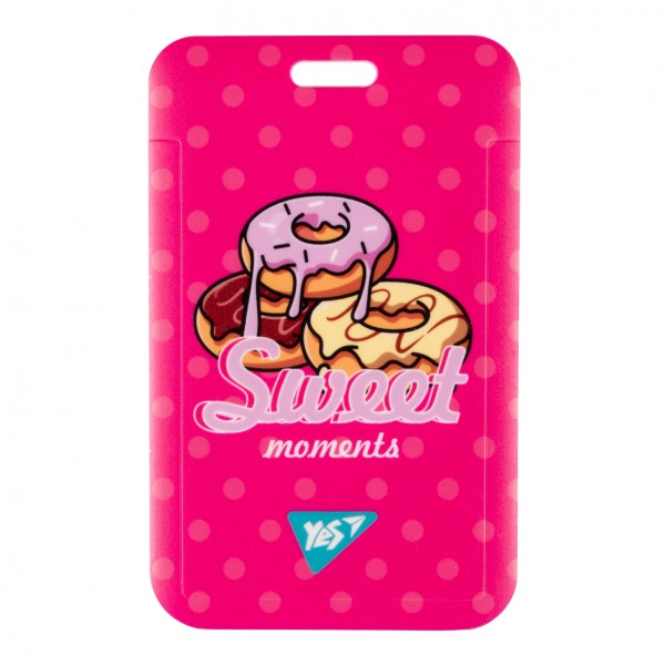 Бейдж "Yes" Sweet Cream №940321 вертик.,слайдер(20)